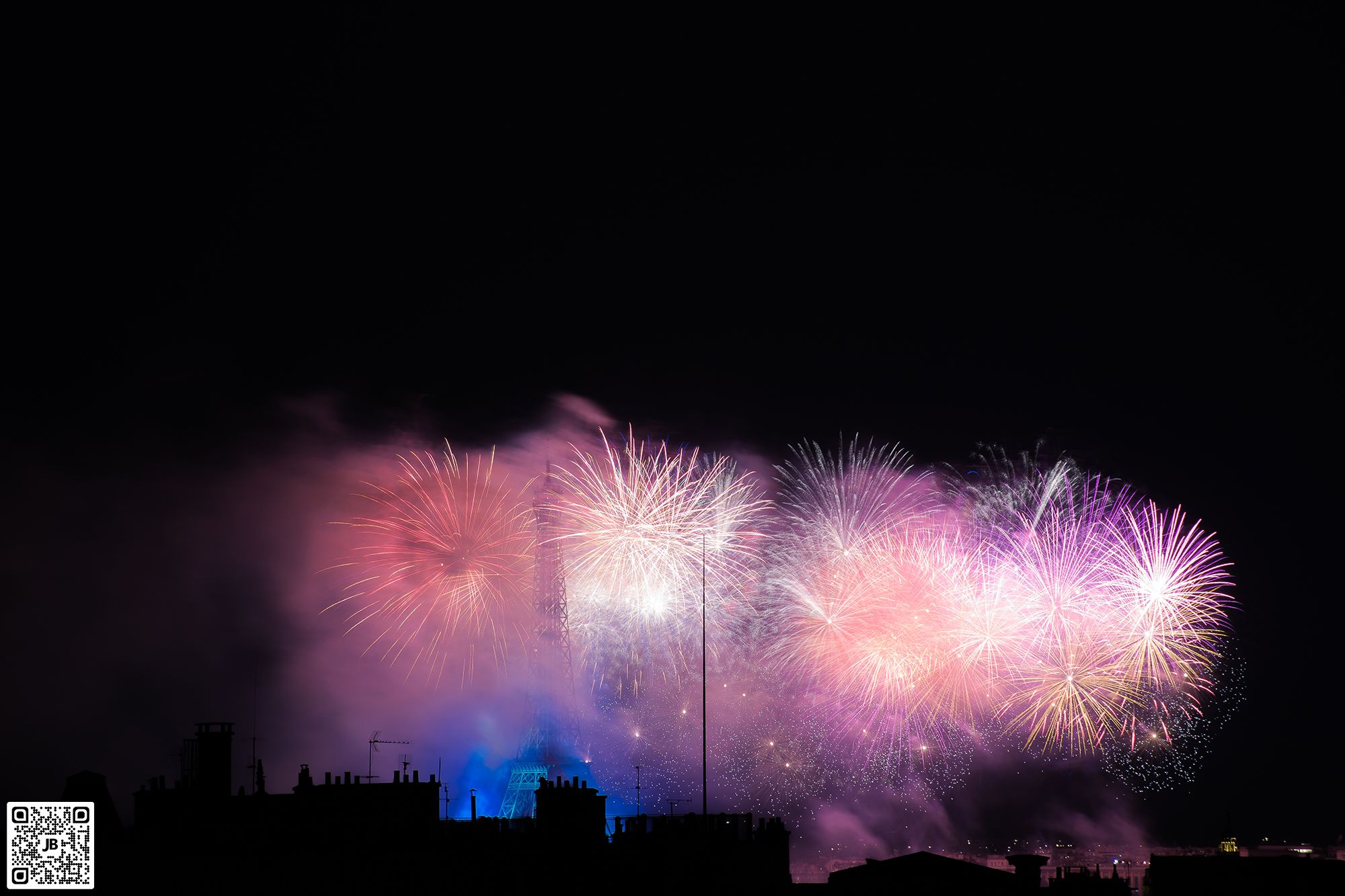 france paris feu d'artifice du 14 juillet 2015 haute resolution